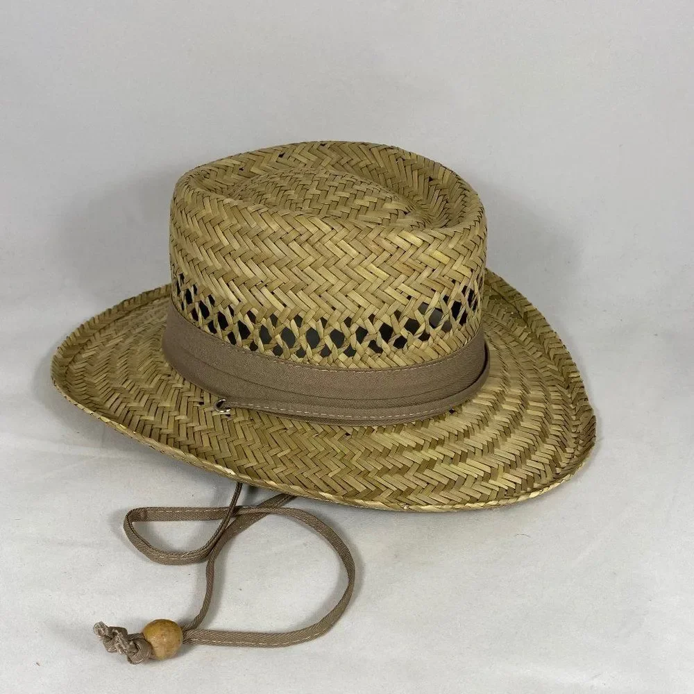 Dorfman Pacific Boater Style Straw Hat NWOT *